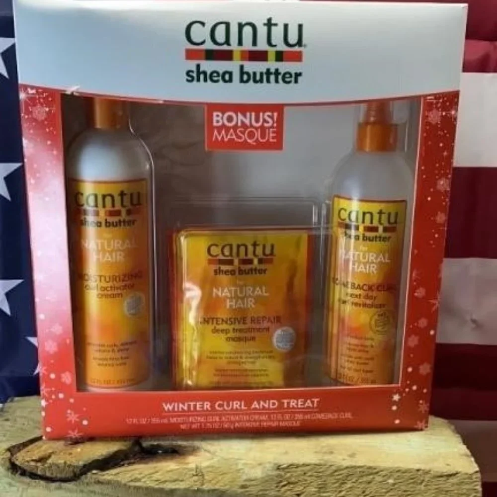 Cantu w/ Shea butter curl activator moisturizing intensive repair masque